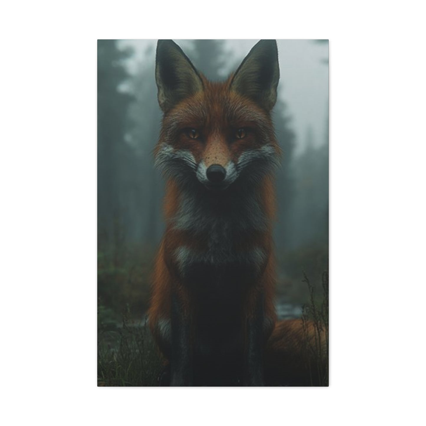 Fox in Forest Wall Art & Canvas Prints