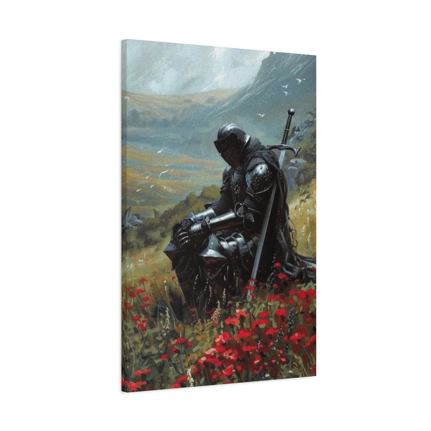 Alone Warrior Wall Art & Canvas Prints