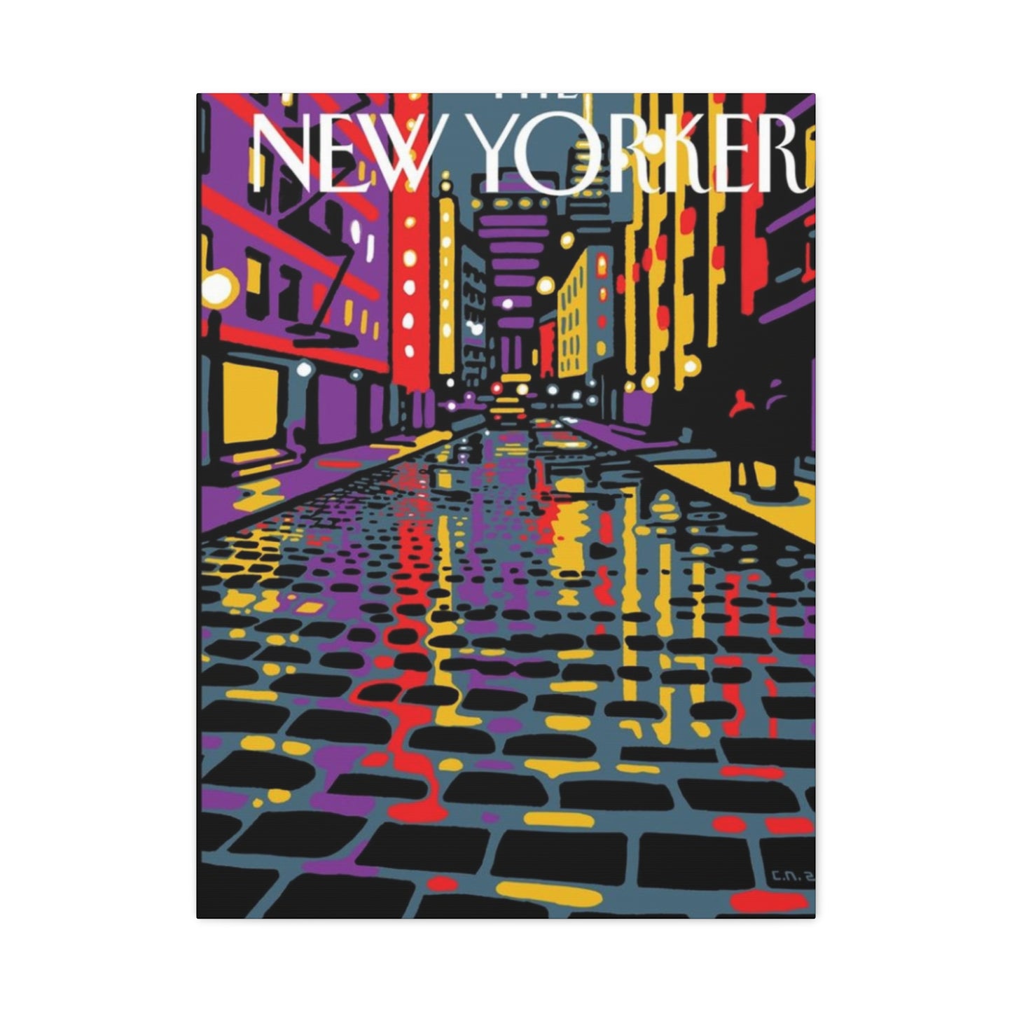 New Yorker Streets In New York City Wall Art & Canvas Prints