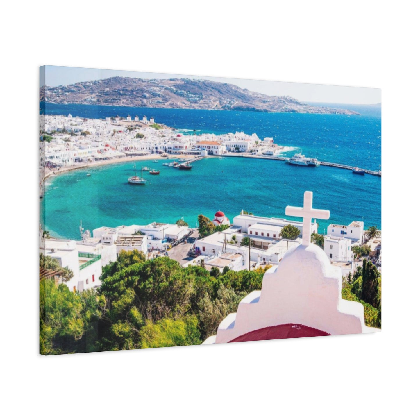 Greece Church Wall Art & Canvas Prints