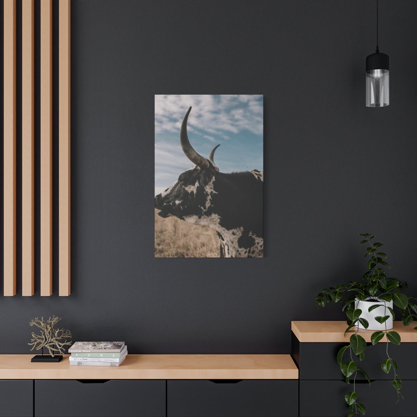 Wild Buffalo Curvy Longhorn Wall Art & Canvas Prints