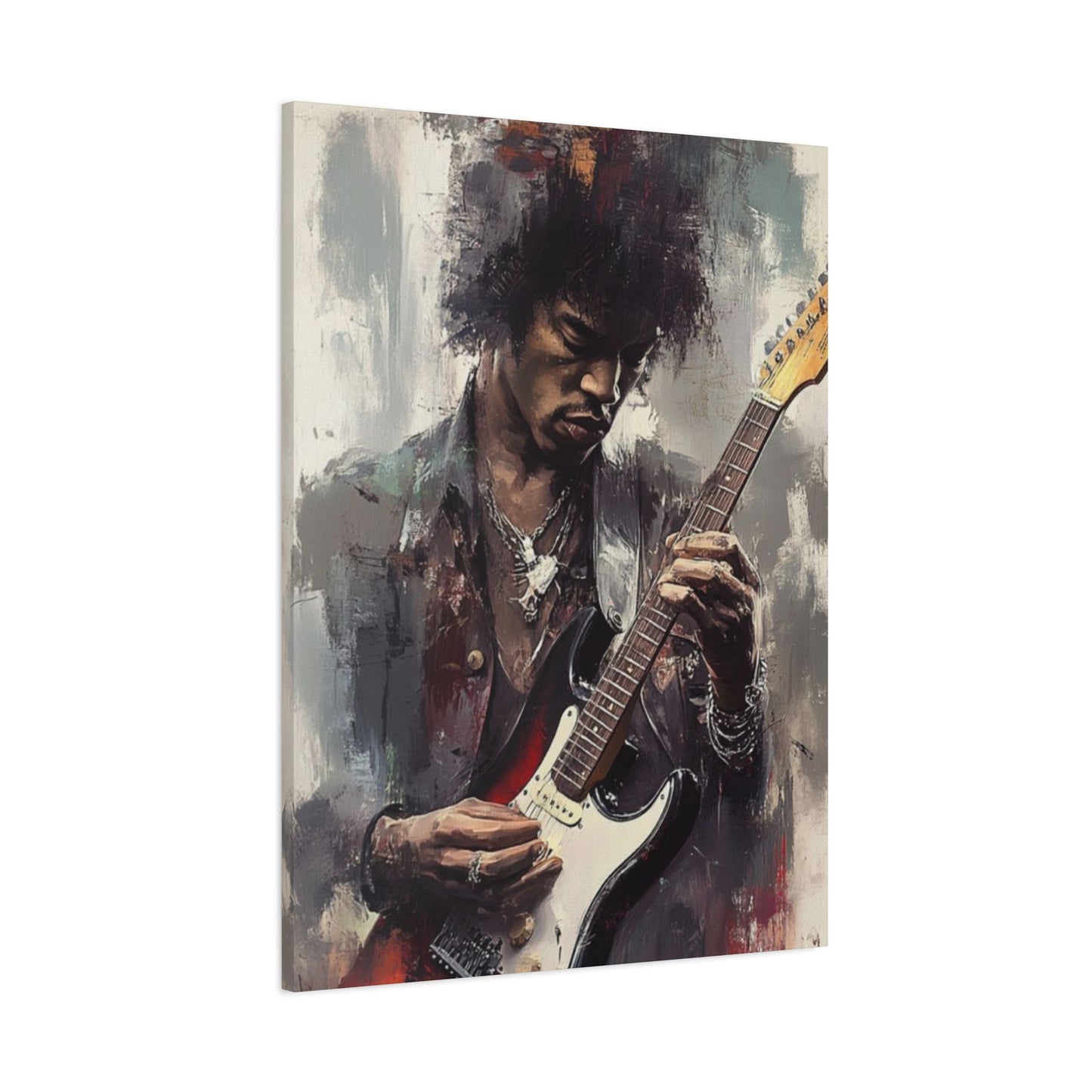 Jimi Hendrix Playing Guitar Wall Art & Canvas Prints