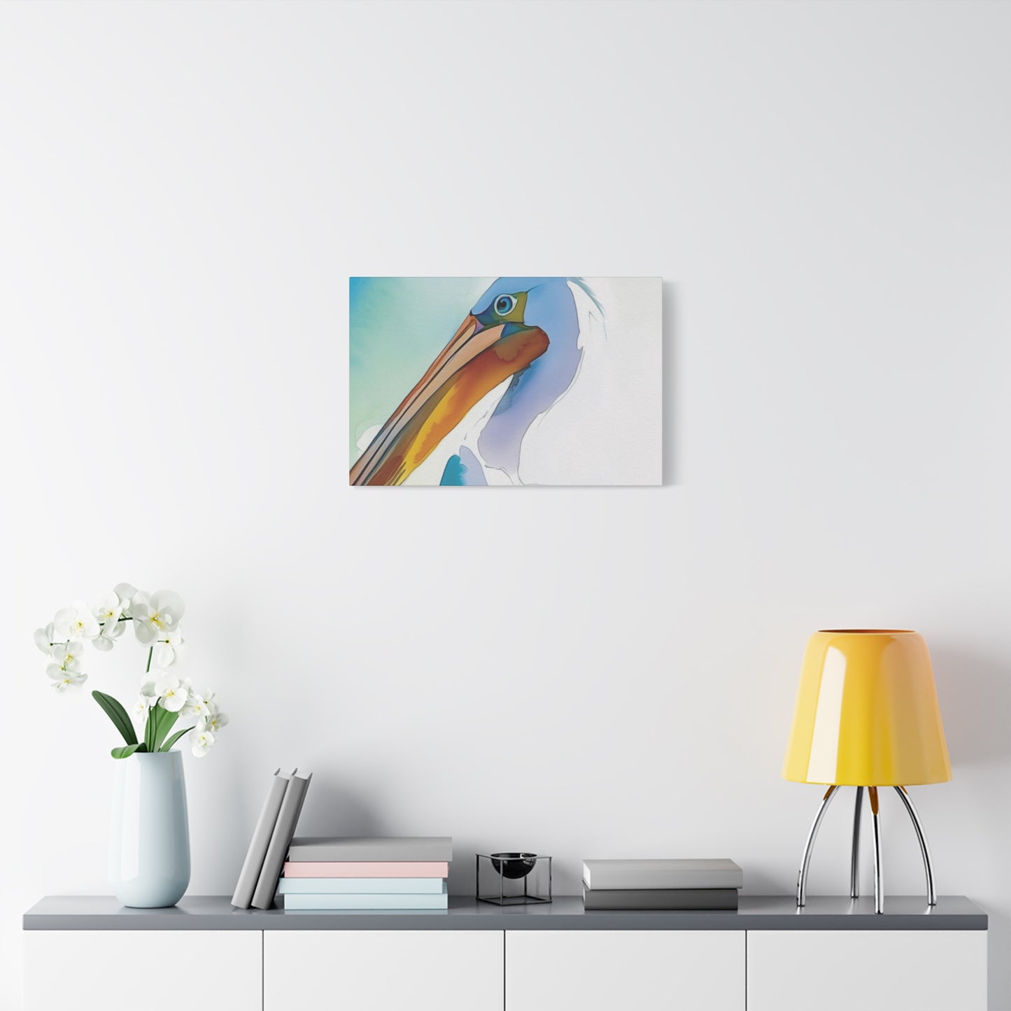 Pelican Colorful Painting Wall Art & Canvas Prints