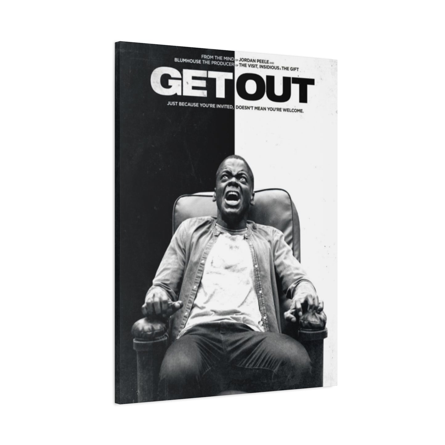 Getout Horror Movie Poster Wall Art & Canvas Prints