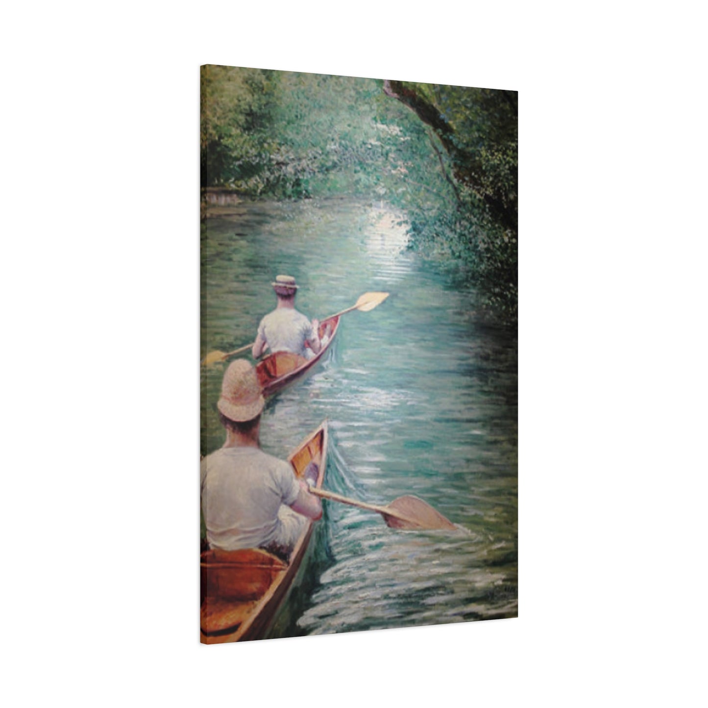 Gustav Kayaking Painting Wall Art & Canvas Prints