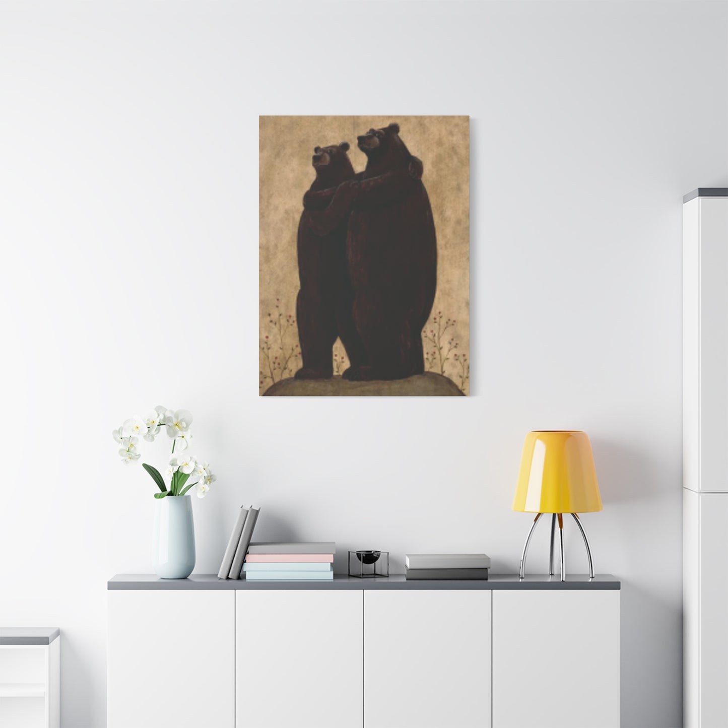 Grizzly Bear Couple Kimble Warren Wall Art & Canvas Prints