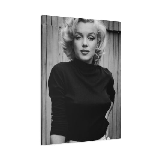 Black & White Marilyn Monroe Beautiful Poster Wall Art & Canvas Prints