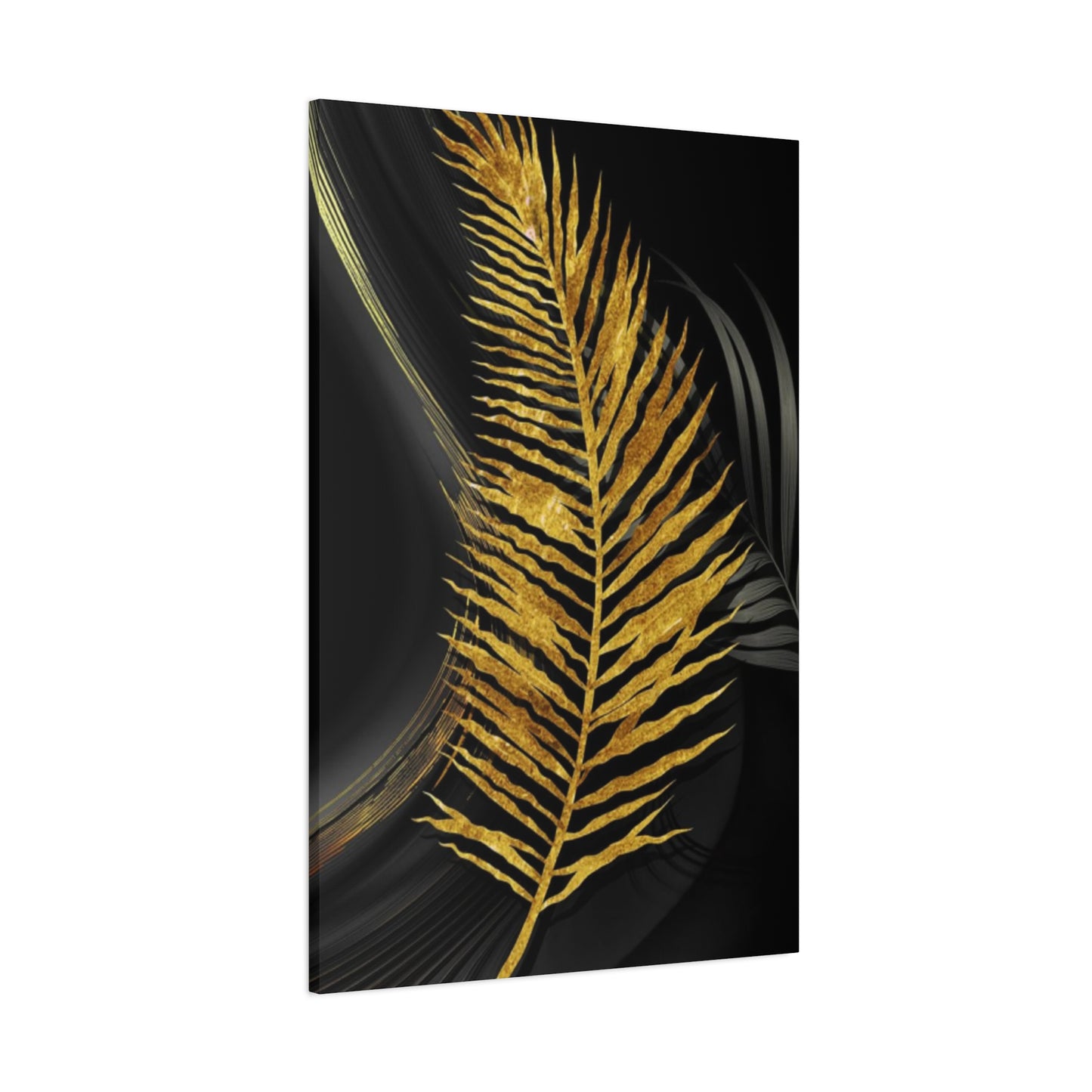 Golden Leaf Art Wall Art & Canvas Prints