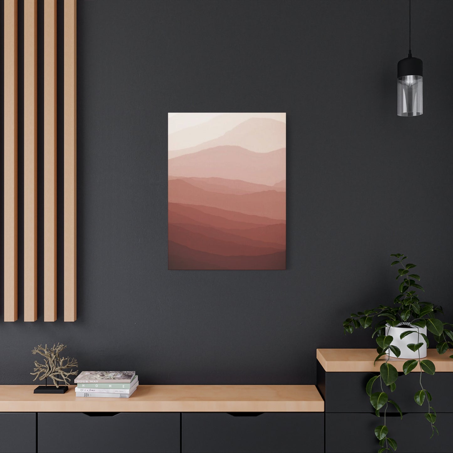 Dawn Mountain Entryway Wall Art & Canvas Prints