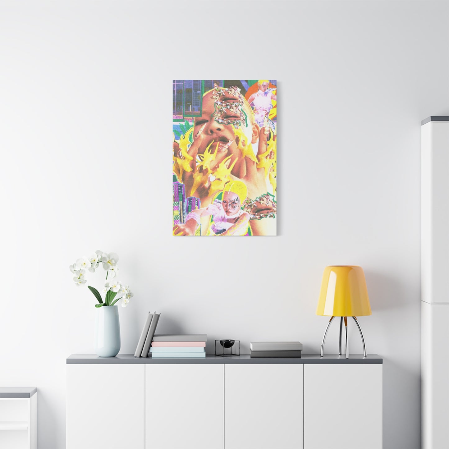 Korean Girls Painting Mixed Media Wall Art & Canvas Prints