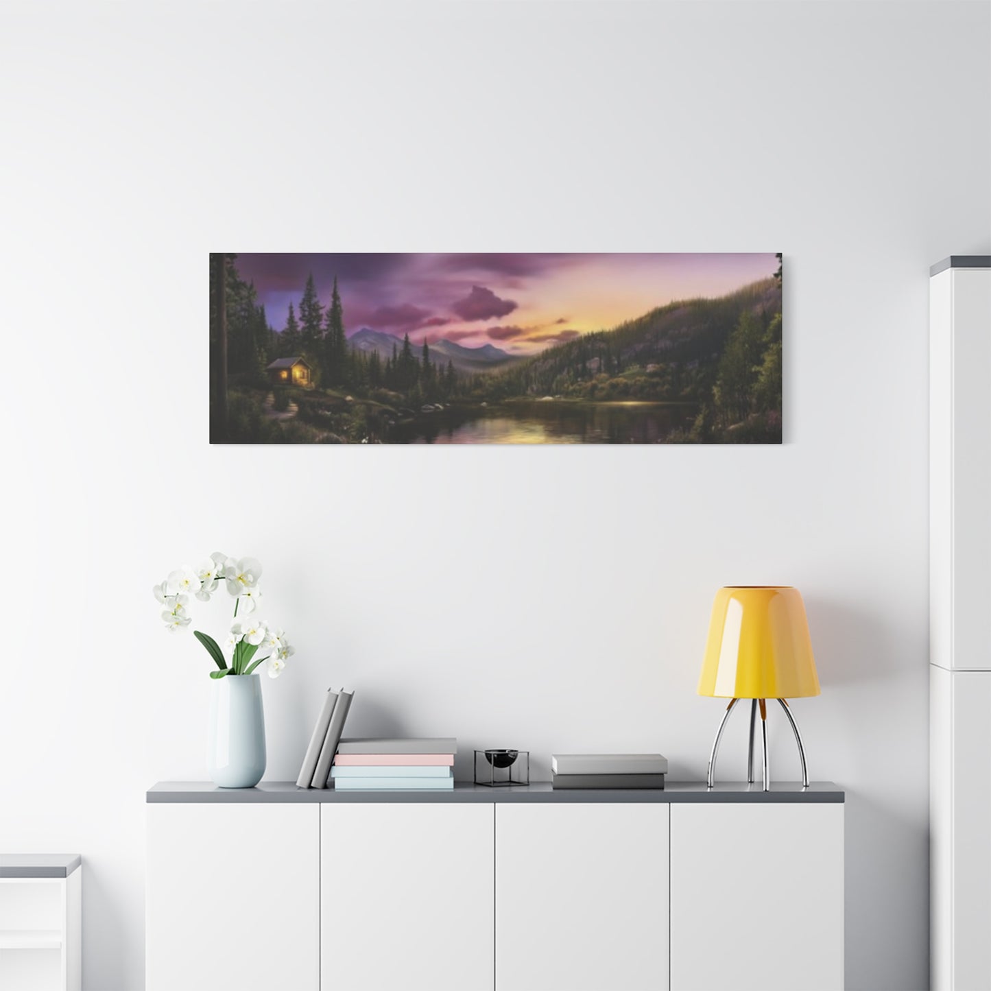 Evening In Wildlife Panoramas Wall Art & Canvas Prints