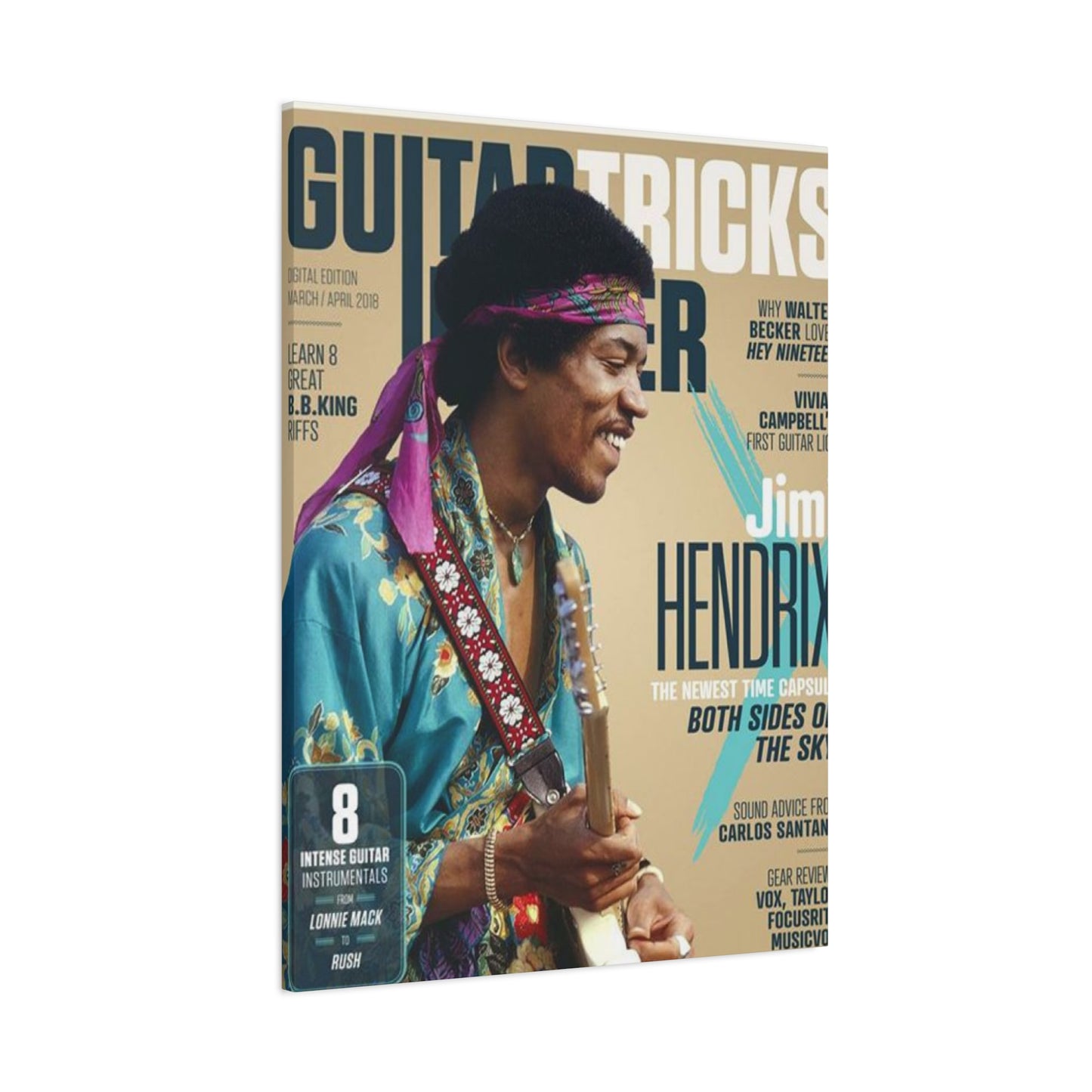 Jimi Hendrix New Poster Wall Art & Canvas Prints