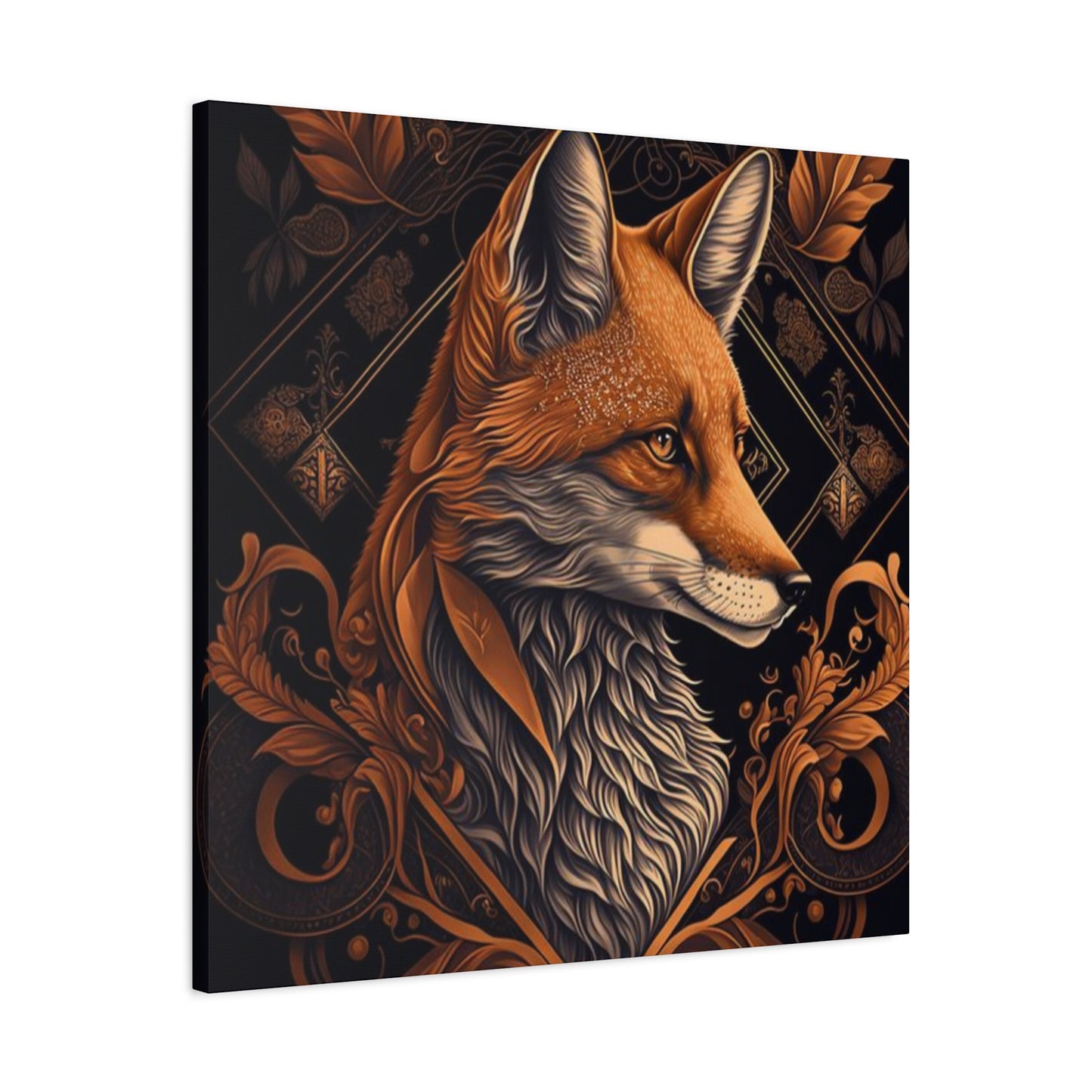 Fox Closeup Abstract Wall Art & Canvas Prints