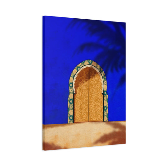 Gate Architecture in Moroccan Wall Art & Canvas Prints