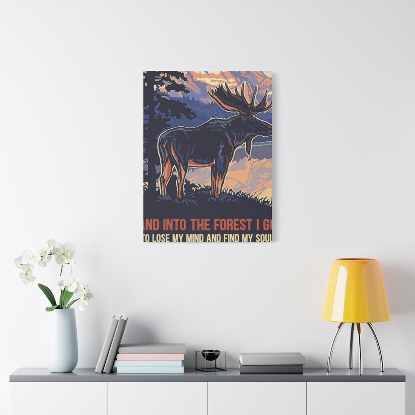 Reindeer in The National Park Wall Art & Canvas Prints