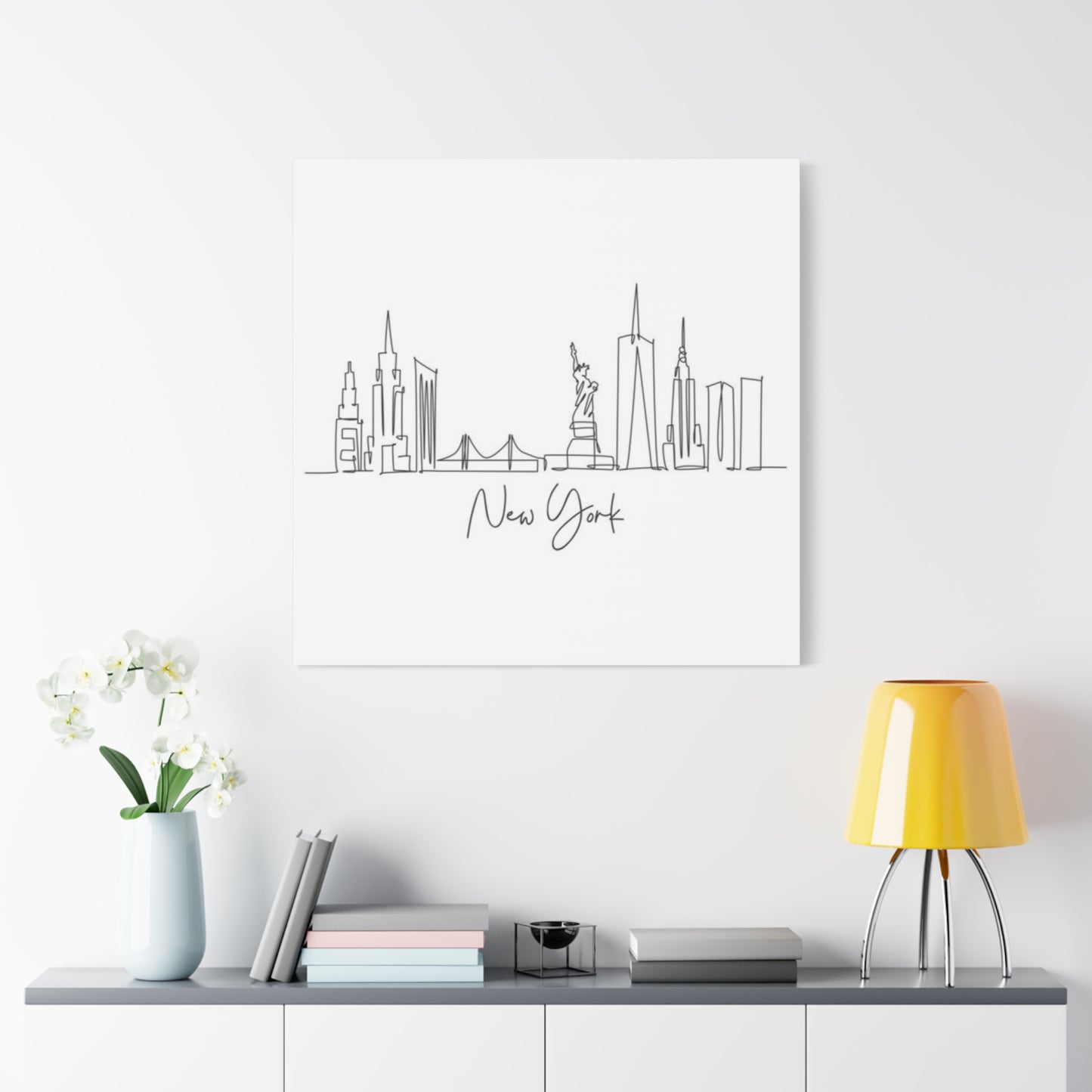 Drawing Of Skylines NYC Skyline Wall Art & Canvas Prints