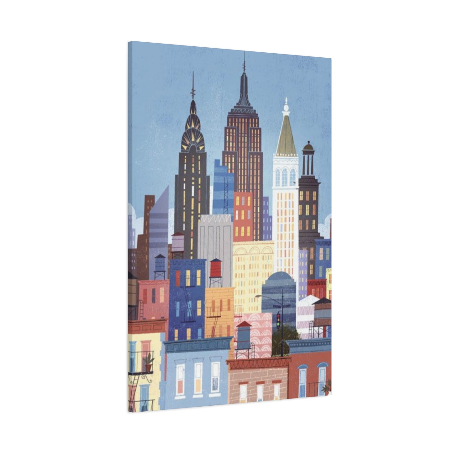 Manhattan Poster New York City Skyline Wall Art & Canvas Prints