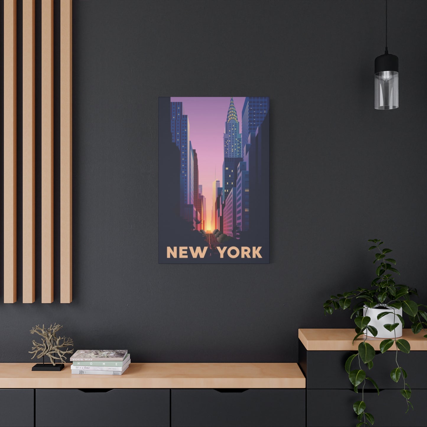 Streets Sunset Of New York City Wall Art & Canvas Prints