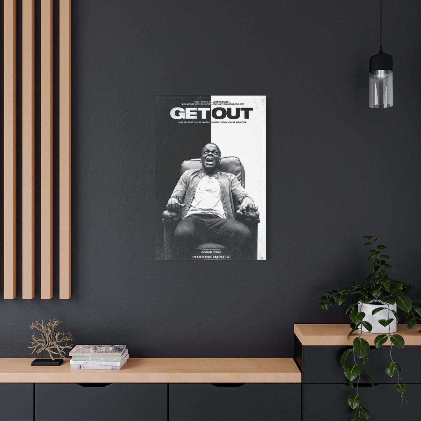 Getout Horror Movie Poster Wall Art & Canvas Prints