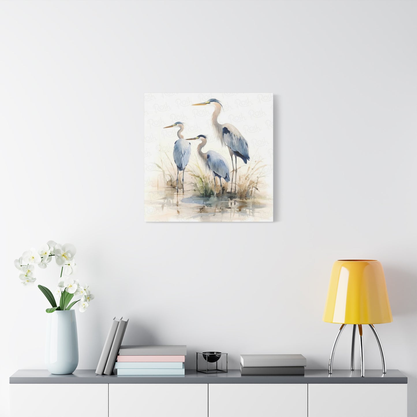 Three Herons Wall Art & Canvas Prints