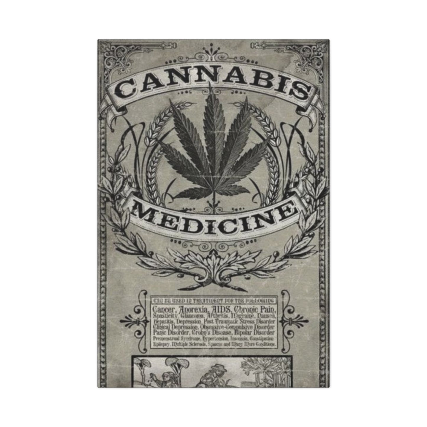 Cannabis Poster Marijuana Wall Art & Canvas Prints