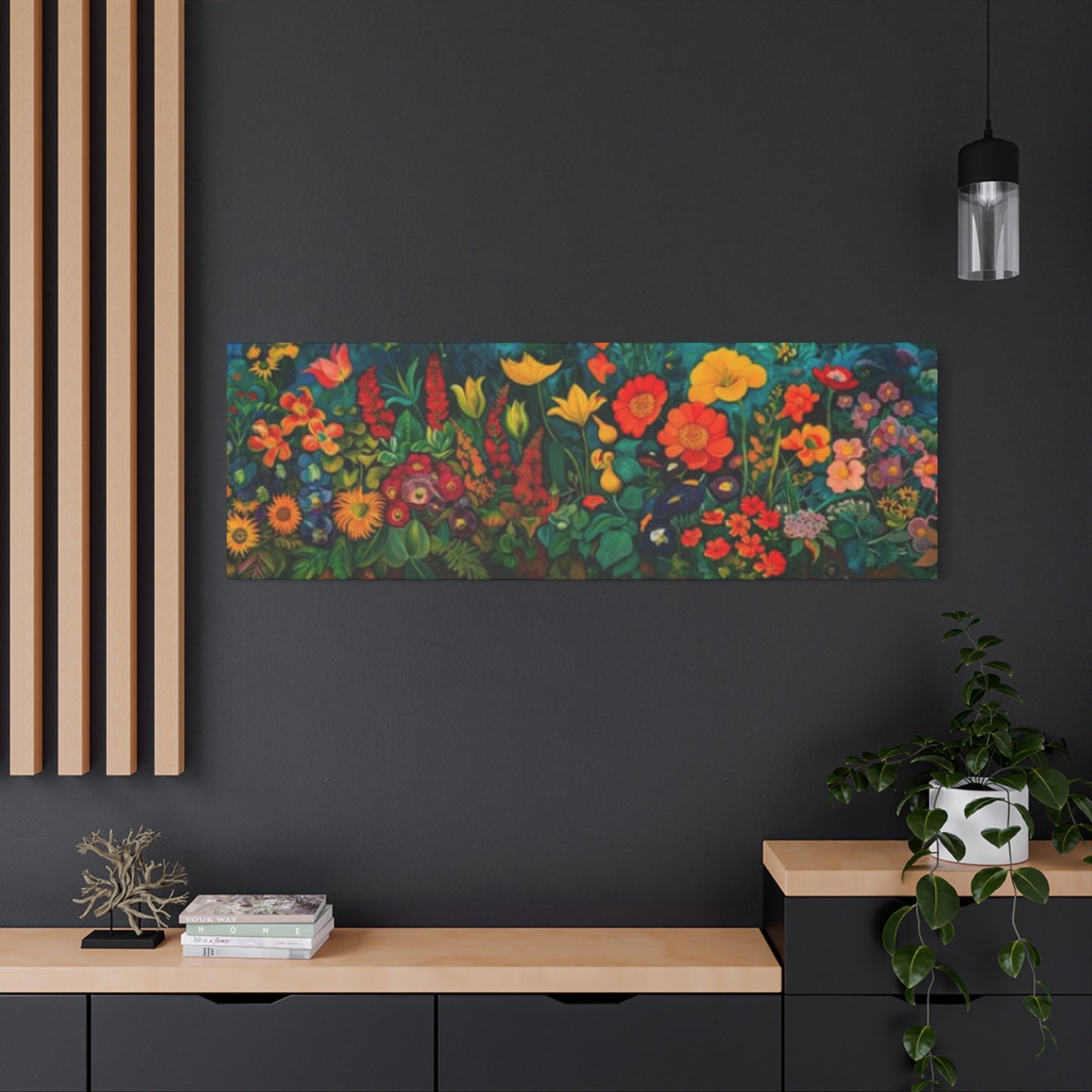 Flower Painting Panoramas Wall Art & Canvas Prints