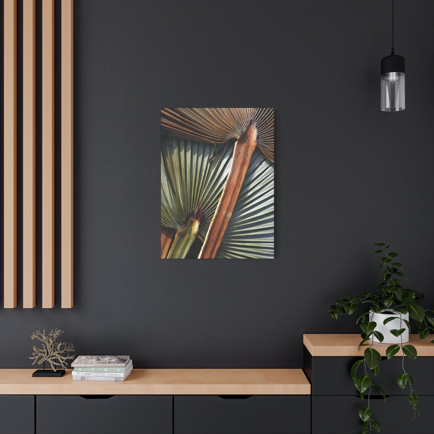 Palm Tree Leaves Close Up Wall Art & Canvas Prints