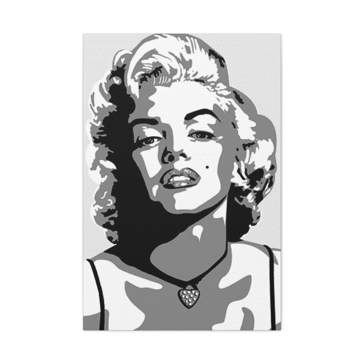 Beautiful Marilyn Monroe Candid Drawing Wall Art & Canvas Prints