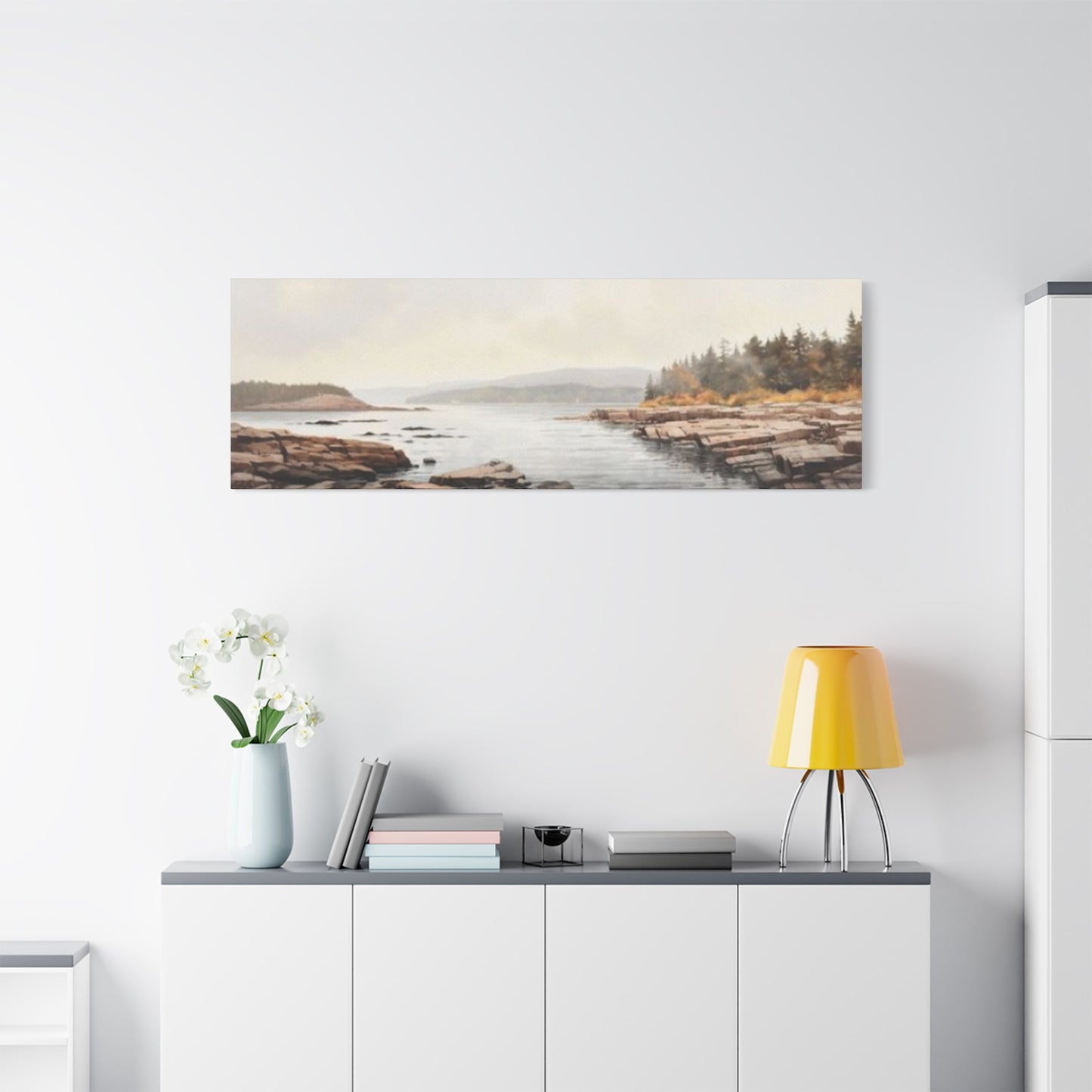 Pond In Grassland Panoramas Wall Art & Canvas Prints