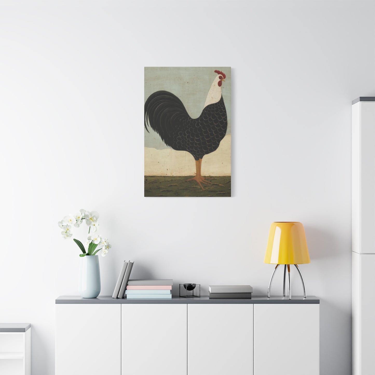 Black Chicken Kimble Warren Wall Art & Canvas Prints