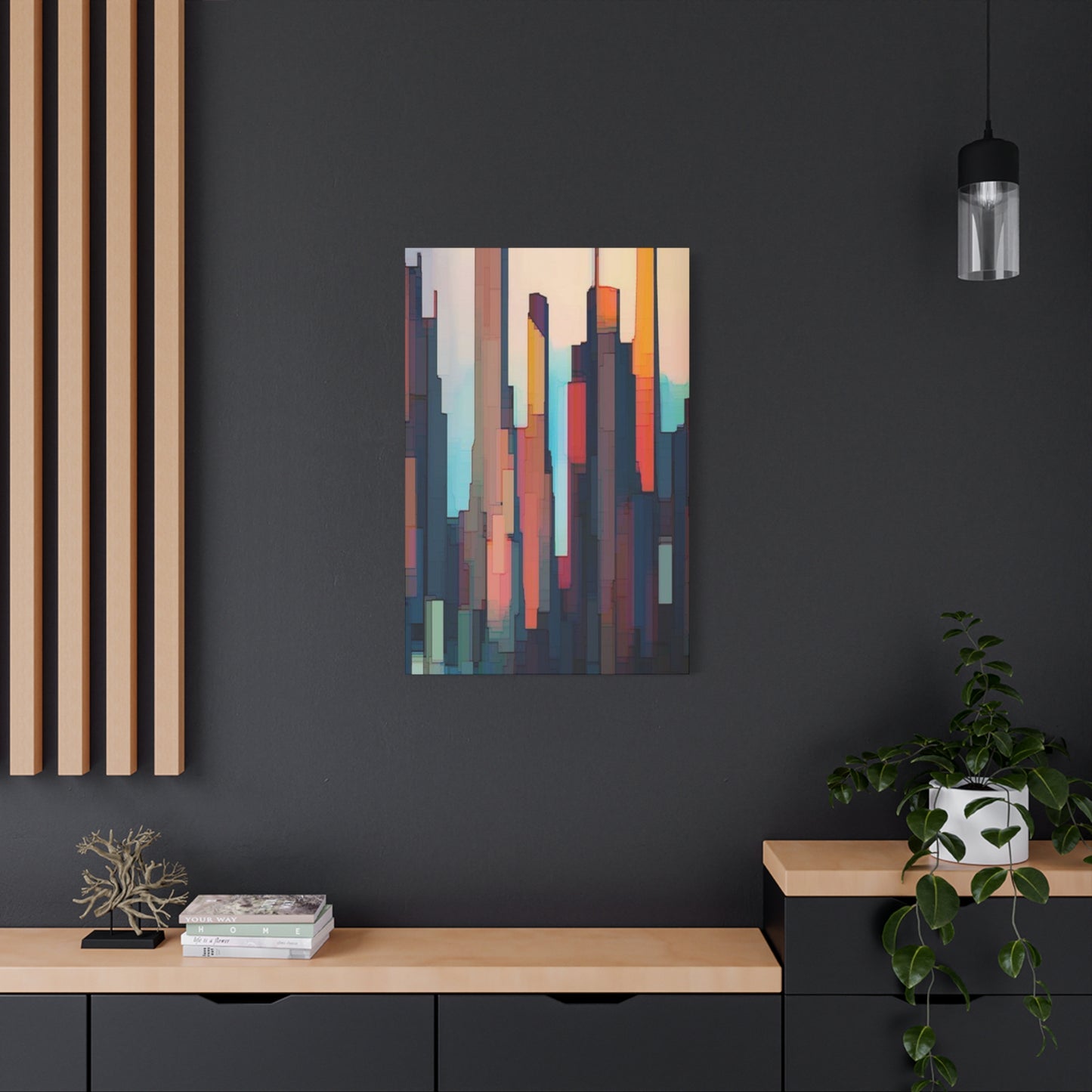 Horizontal Lines Modernism Wall Art & Canvas Prints