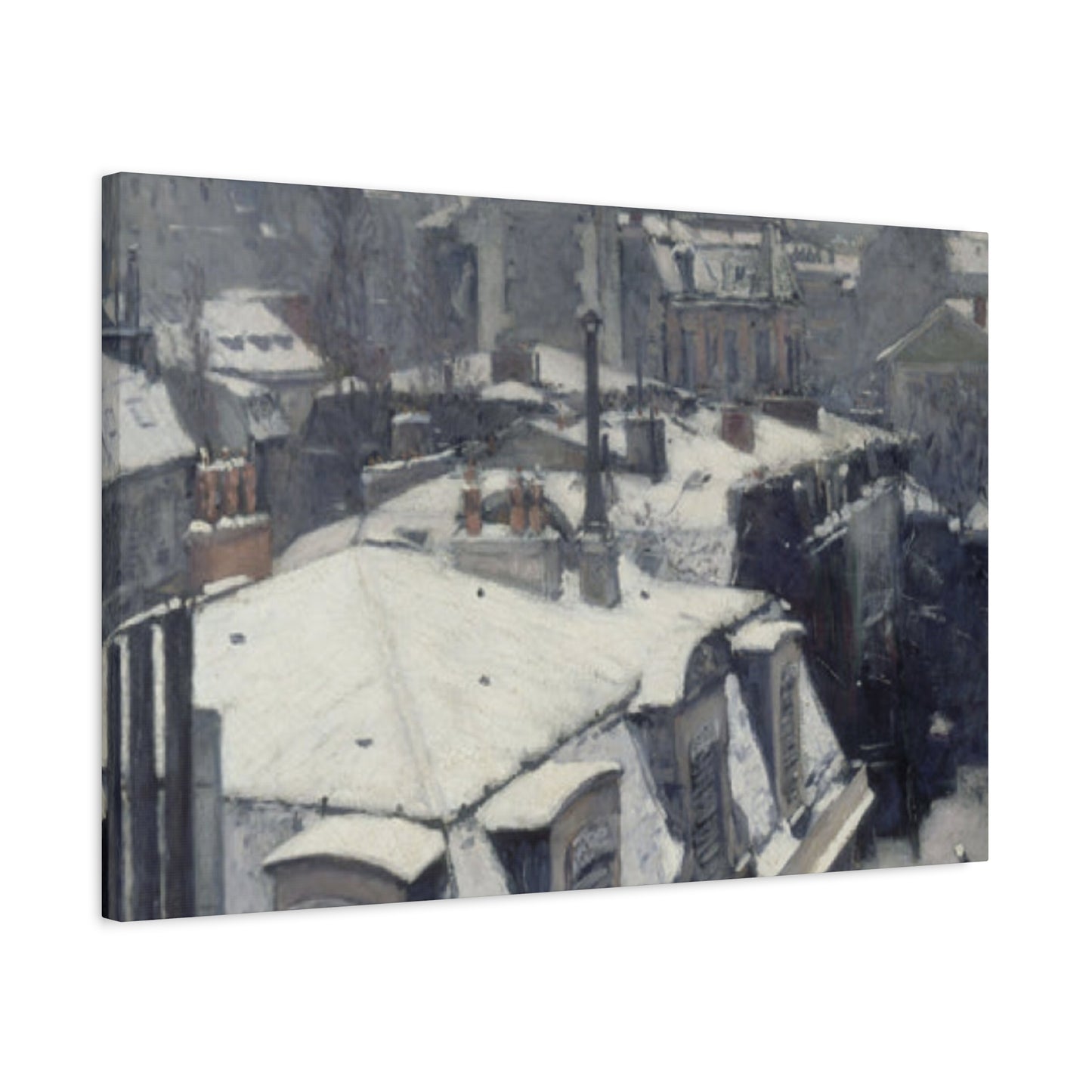 Gustav Snowfall Painting Wall Art & Canvas Prints