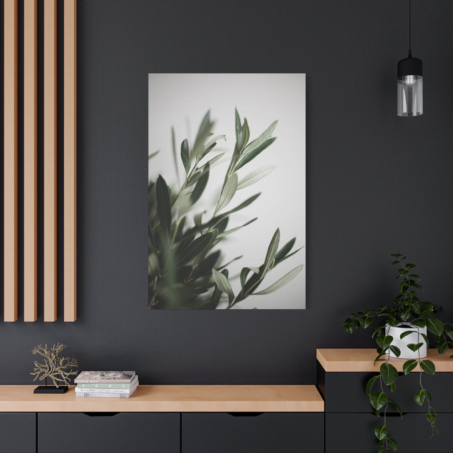 Plant Olive Green Wall Art & Canvas Prints