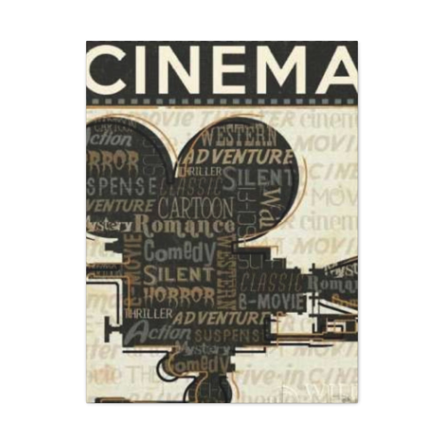 Cinema Genres Wall Art & Canvas Prints