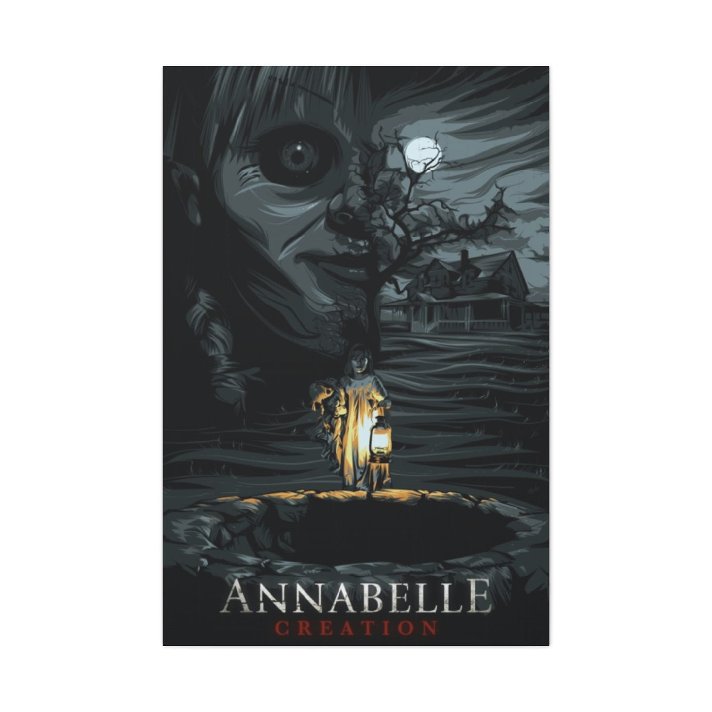 Annabelle Horror Movie Poster Wall Art & Canvas Prints