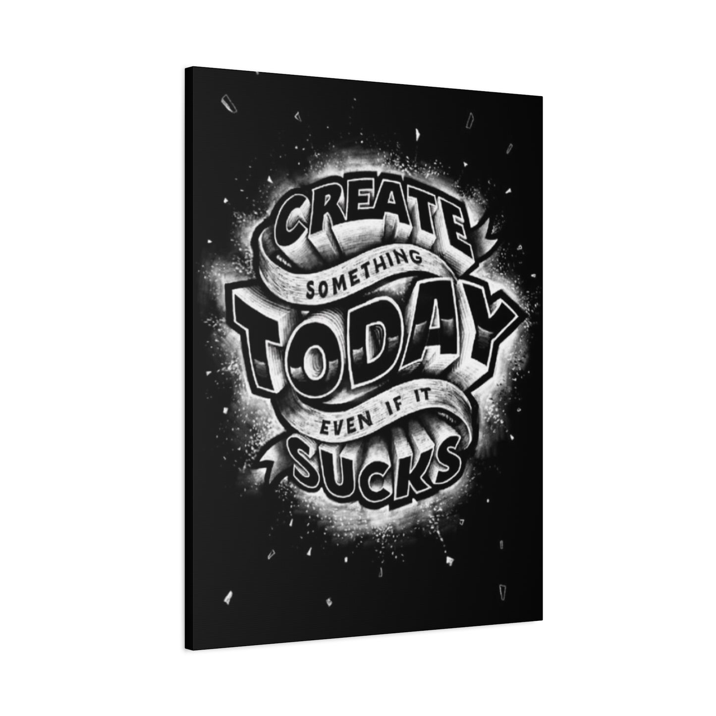 Create Today Chalkboard Wall Art & Canvas Prints