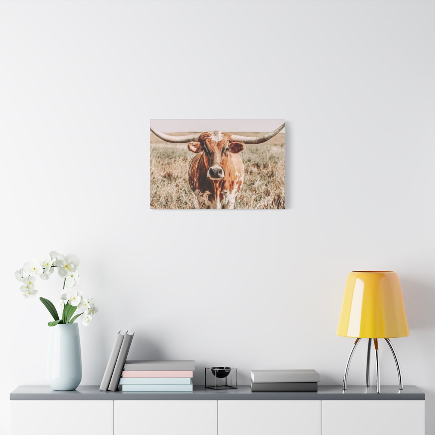 Buffalo Long Horn Wall Art & Canvas Prints