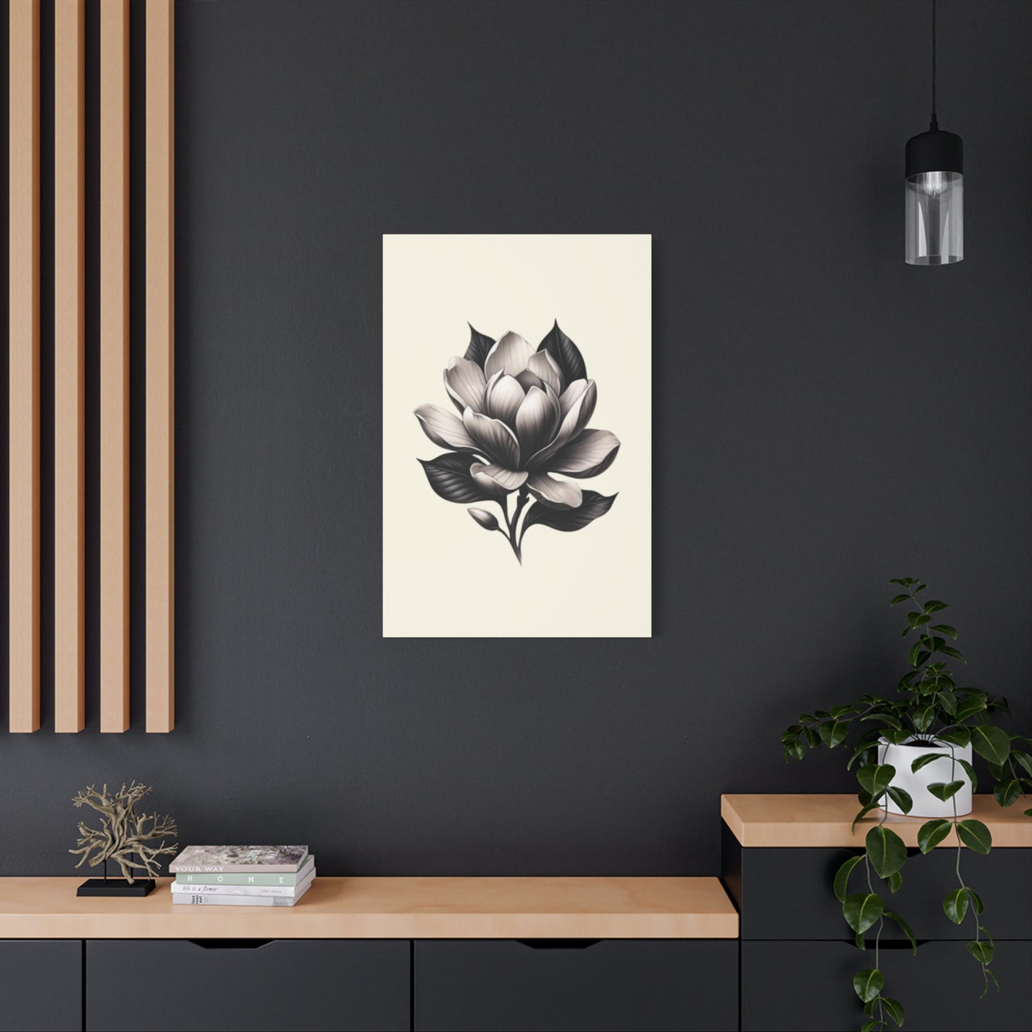 Yellow Magnolia Flower Painting Wall Art & Canvas Prints