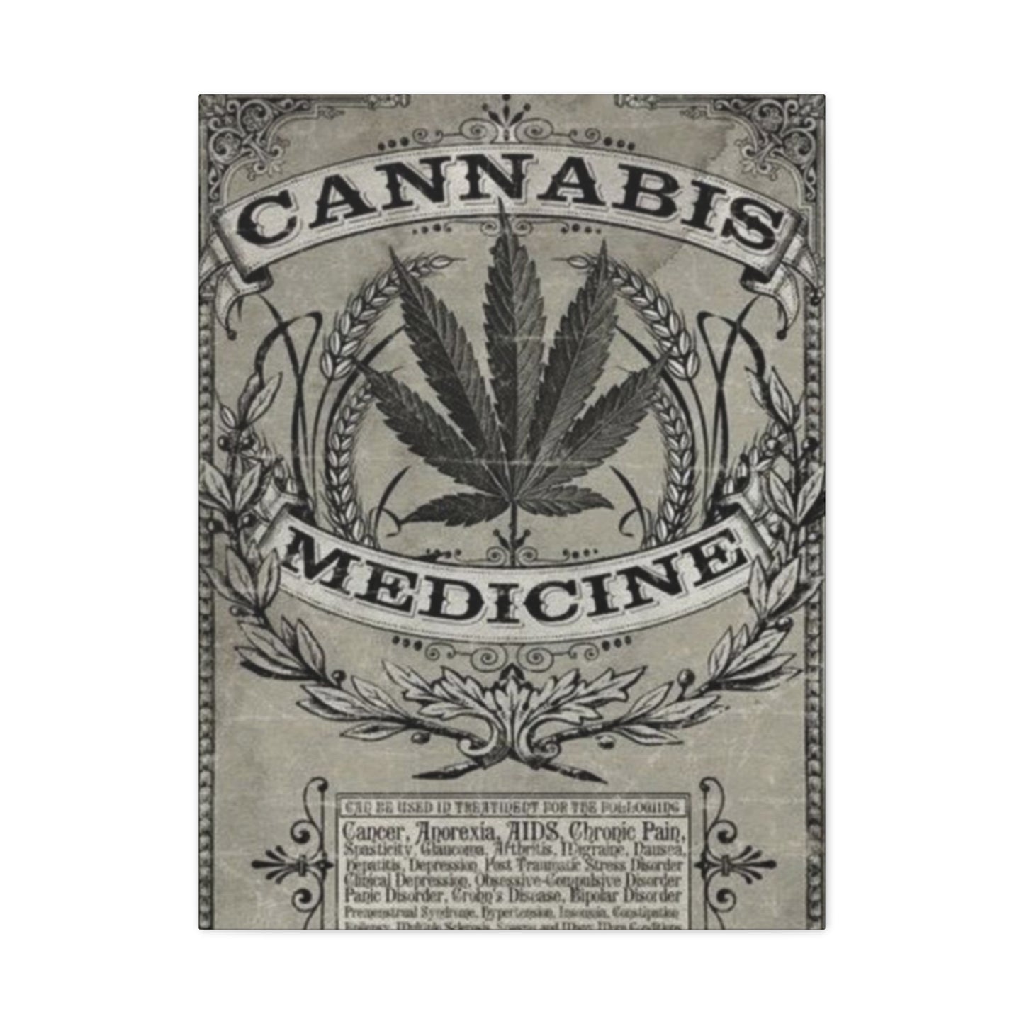 Cannabis Poster Marijuana Wall Art & Canvas Prints