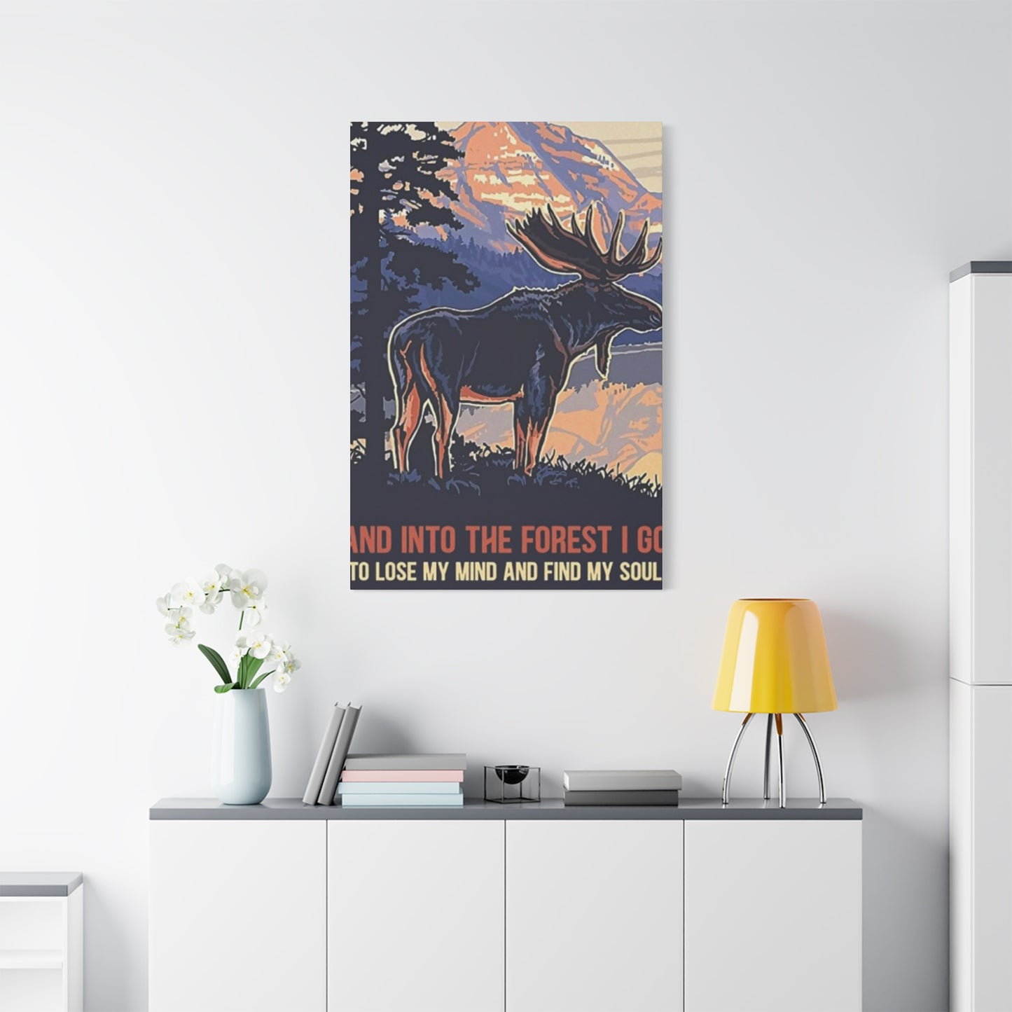 Reindeer in The National Park Wall Art & Canvas Prints