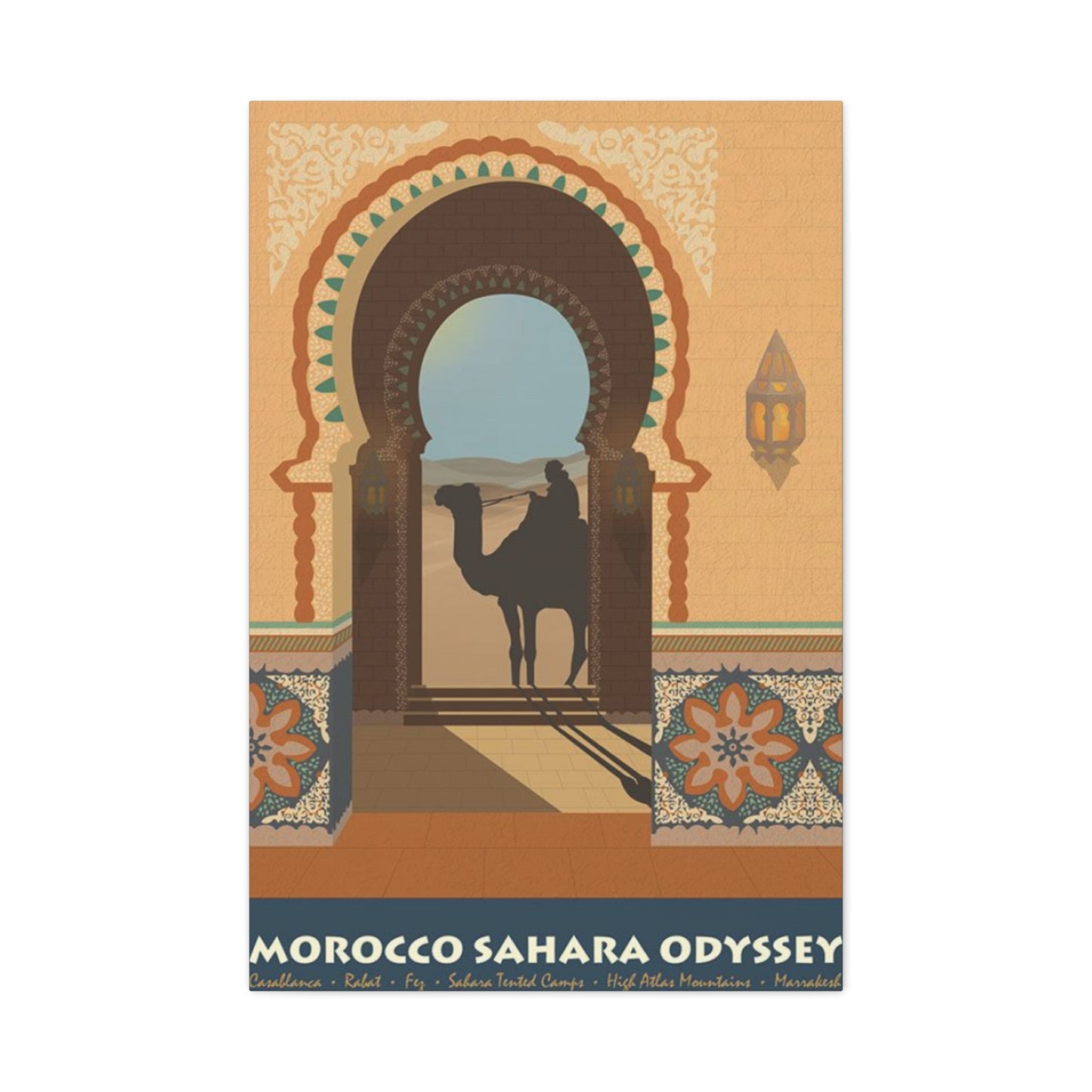 Window Architecture Of Moroccan Wall Art & Canvas Prints