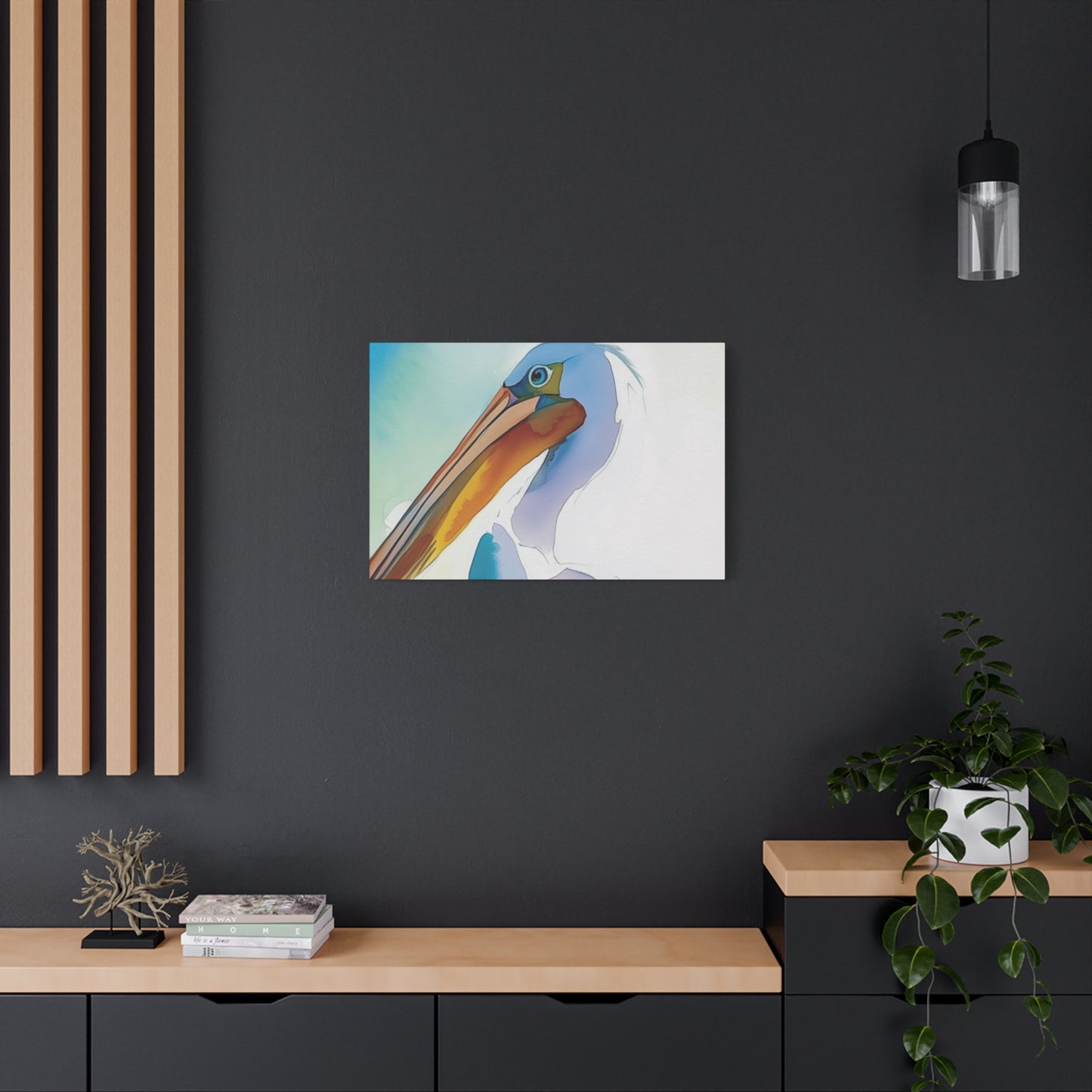 Pelican Colorful Painting Wall Art & Canvas Prints