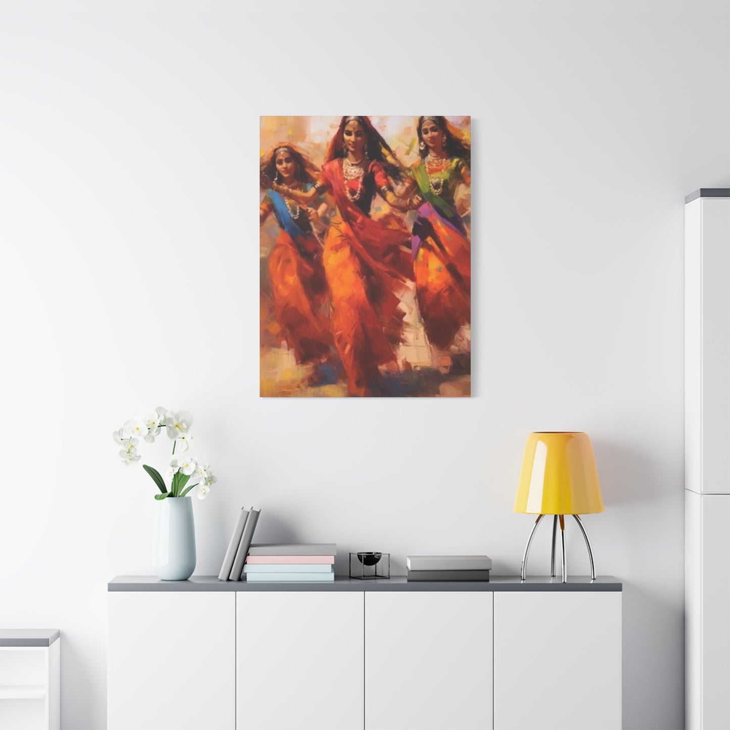 Beautiful Indian Women Enjoying Wall Art & Canvas Prints