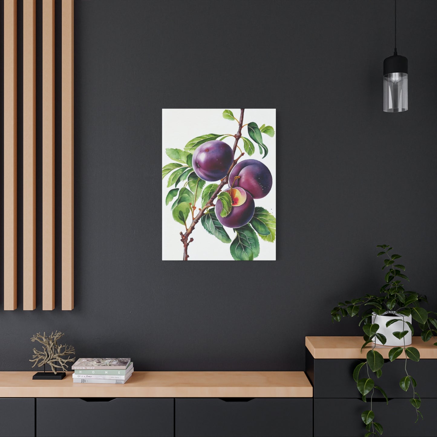 Black Plum Wall Art & Canvas Prints