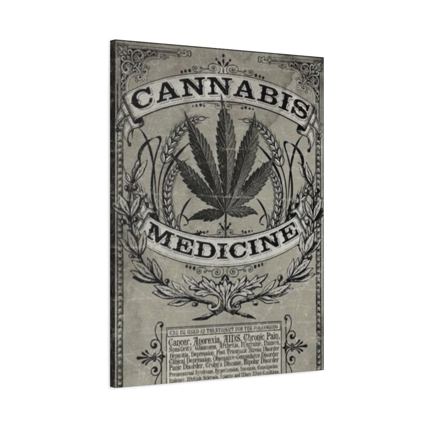 Cannabis Poster Marijuana Wall Art & Canvas Prints