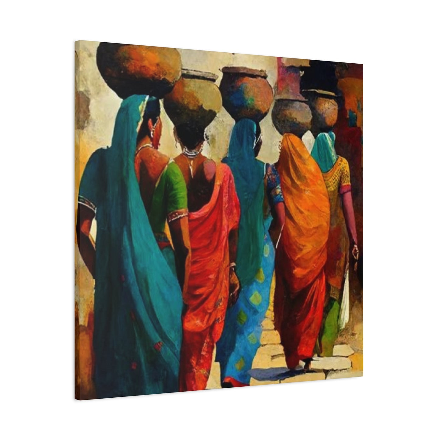 Indian Cultural Women Wall Art & Canvas Prints