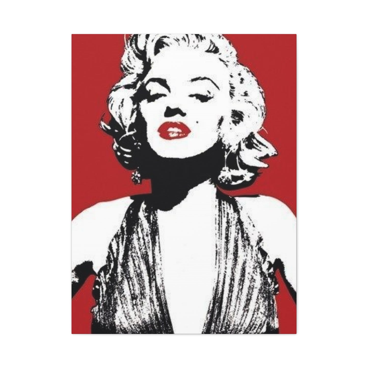 Red Poster Marilyn Monroe Wall Art & Canvas Prints