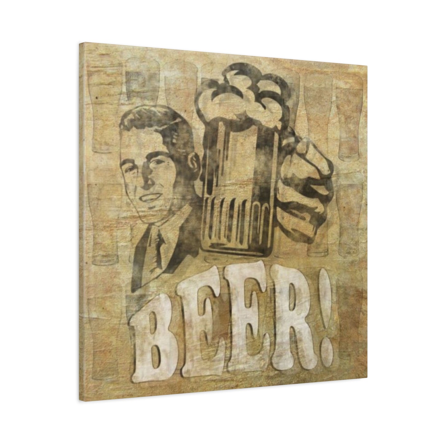 Beer Man Cave Decor Wall Art & Canvas Prints