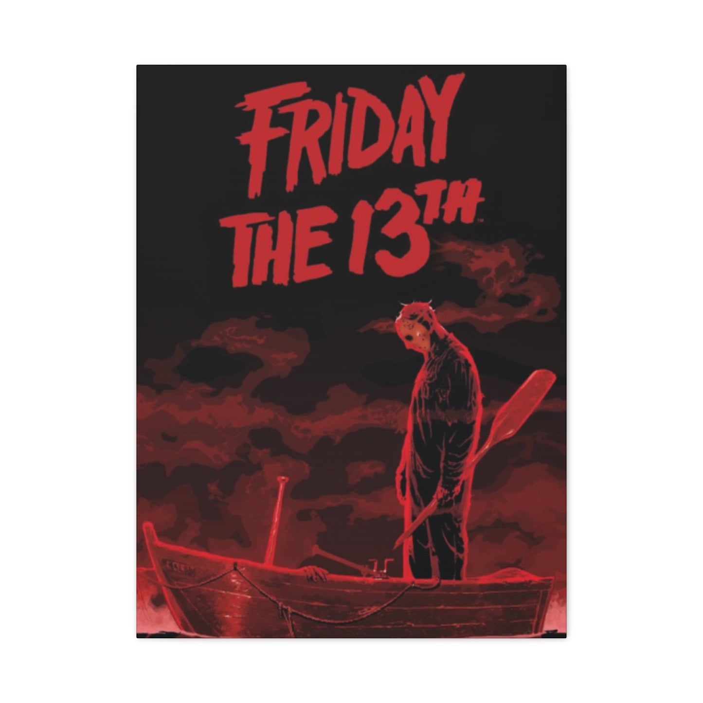 Friday The 13th Horror Movie Poster Wall Art & Canvas Prints