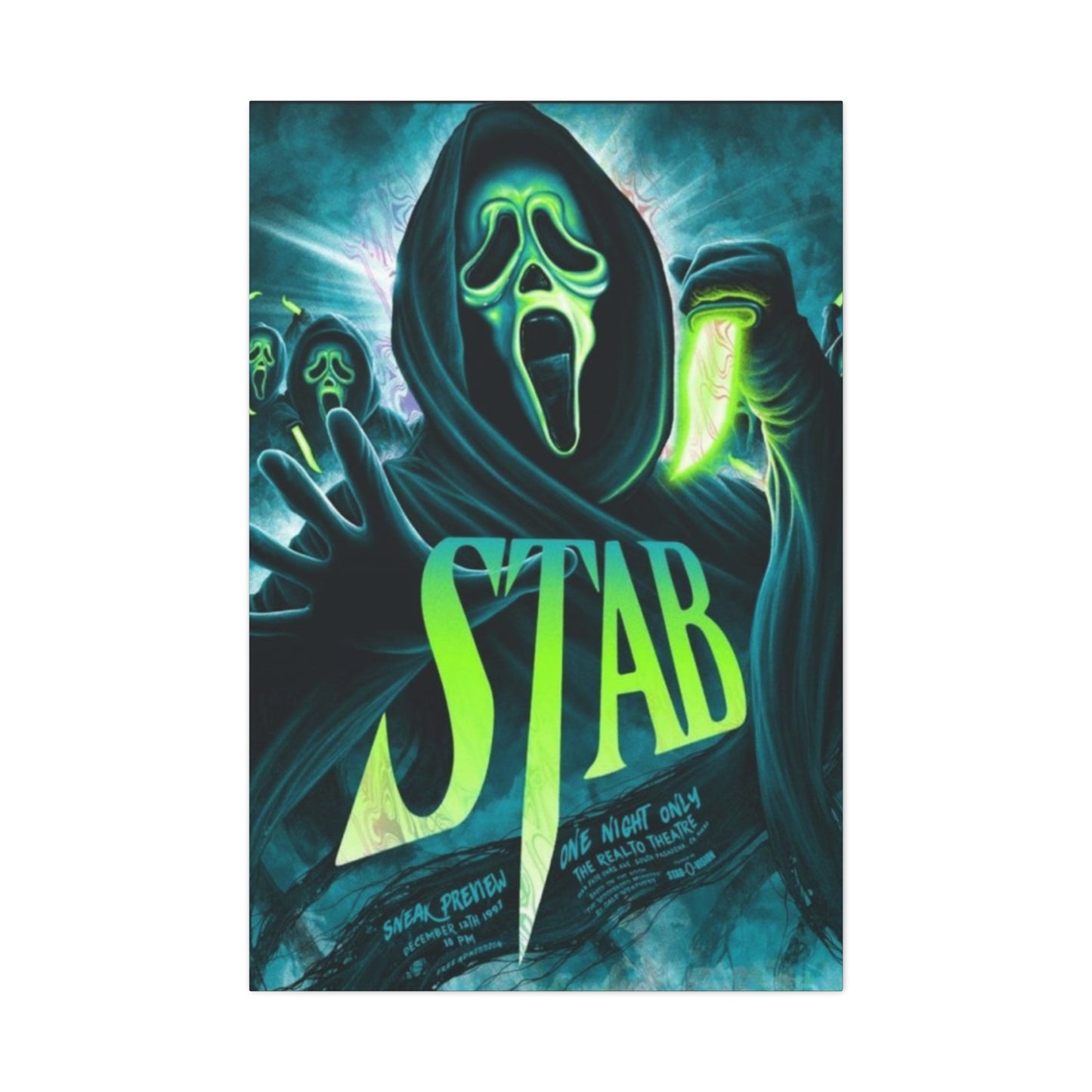 Stab Horror Movie Poster Wall Art & Canvas Prints